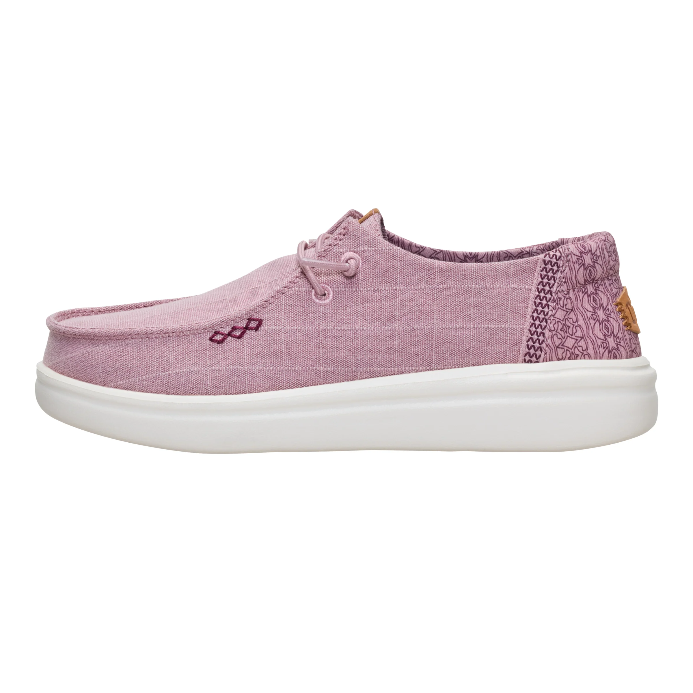 WENDY RISE CHAMBRAY GRID ROSE PURPLE